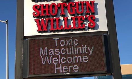 A detail of the sign at Shotgun Willie’s, as Instagrammed by Bonnie AD, a Denver activist.