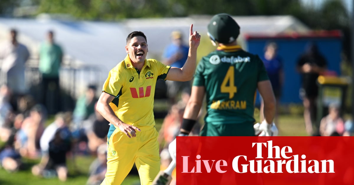 Australia v South Africa: first one-day international live