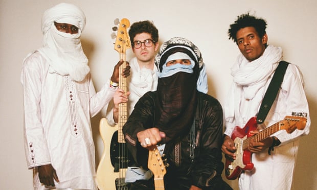 Mdou Moctar with his band