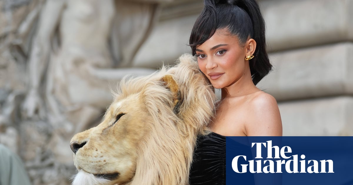 ‘No animals were harmed’: Kylie Jenner’s ultra-realistic lion head sparks uproar at Paris fashion week - The Guardian