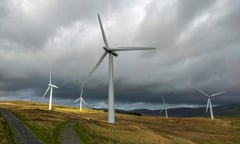 Wind turbines in the Lake District