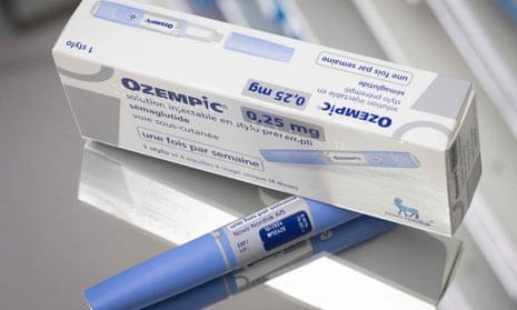 Box and tube of Ozempic drug