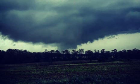 A tornado touches down in Dothan, Alabama