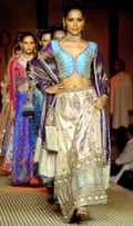 Satya Paul designs at the Bridal Asia show in New Delhi, 2004.