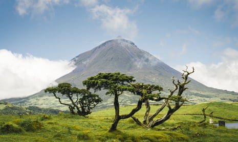azores islands travel Mount Pico, on the island of Pico, the Azores.
