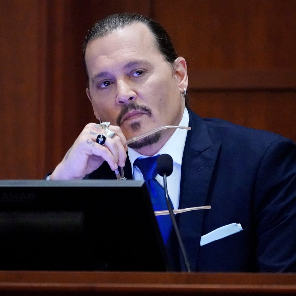 Johnny Depp warns Amber Heard of violence in recording played in court | Johnny Depp | The Guardian