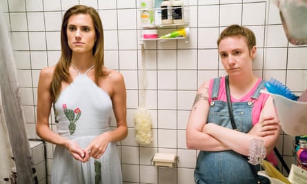 Alison Williams and Lena Dunham in Girls.