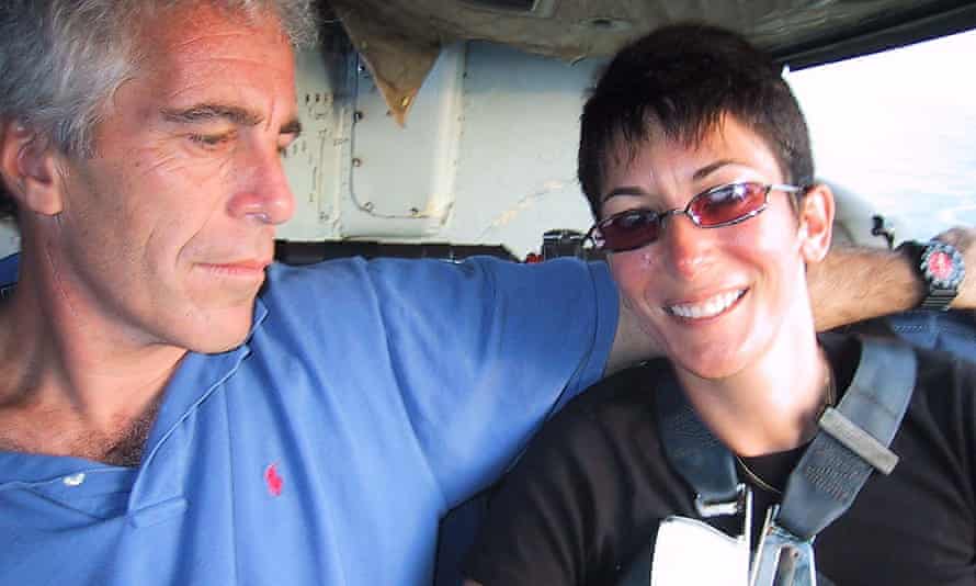 Ghislaine Maxwell with Jeffrey Epstein. Her sentencing and/or appeal against conviction remains outstanding.