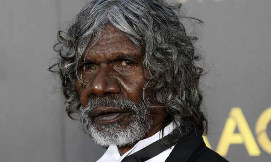 David Gulpilil arriving at the Australian Academy of Cinema and Television arts awards in Sydney in 2015. Alongside his acting career he was a determined campaigner for the preservation of his culture and history.