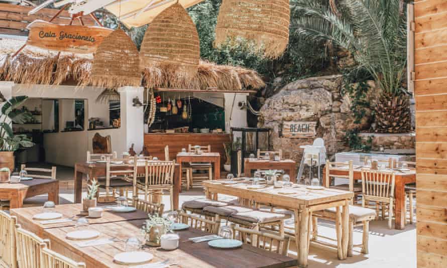 Cala Gracioneta chiringuito, Ibiza.