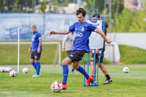 Porto players in training last month.