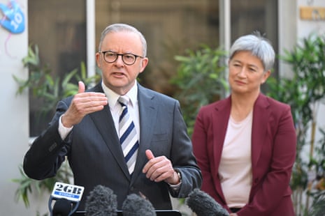 Anthony Albanese and Penny Wong.
