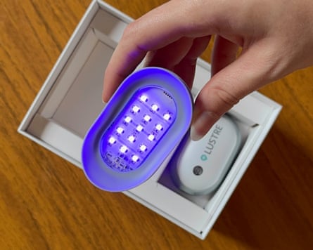 The Lustre Solo LED patches in a box
