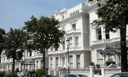 Luxury terraced homes in Holland Park, west London