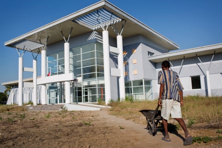 A newly built hospital that has never been opened, in Morondava