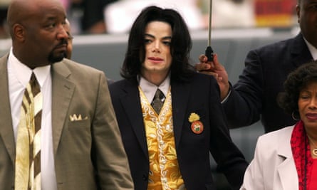 Michael Jackson at his 2005 trial.