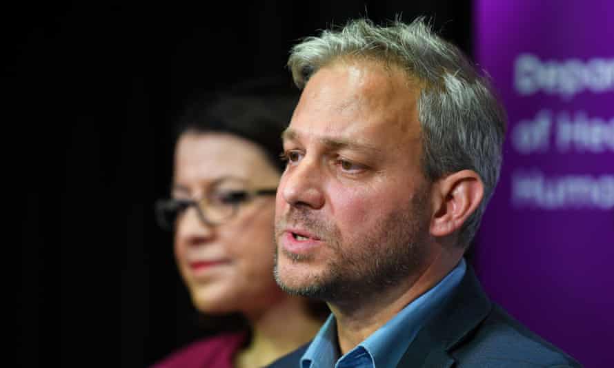 Victoria’s Chief Health Officer Dr Brett Sutton speaks to media during a press conference at the Department of Health and Human Services offices in Melbourne, Monday, March 2, 2020.