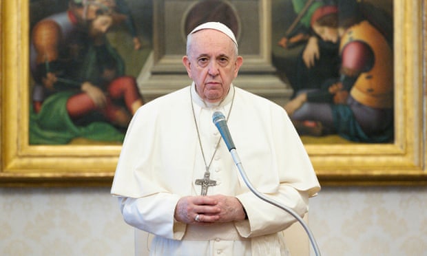 Pope Francis holds a weekly audience at the Vatican last week