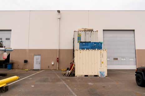 An entrance to the OceanGate offices in Everett, Washington.