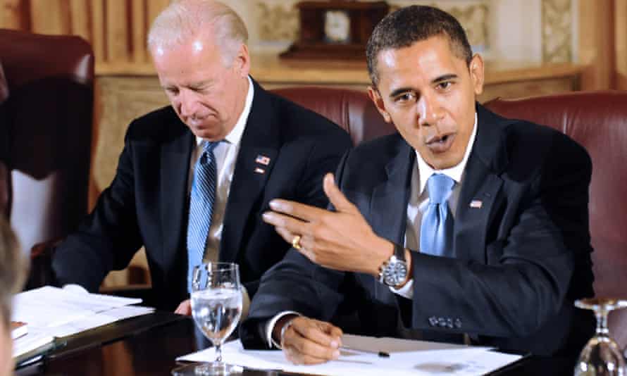 Obama and Biden in 2008.