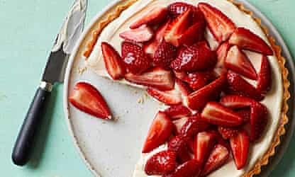 Ravneet Gill’s strawberry and custard tart