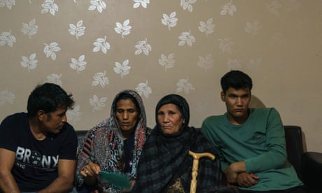 Durdana and her family in a smuggler’s house in the centre of Van, Turkey 2021.
