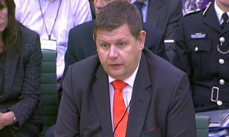 DCI Paul Settle of the Metropolitan police gives evidence before the home affairs select committee on the rape investigation into Lord Brittan. 