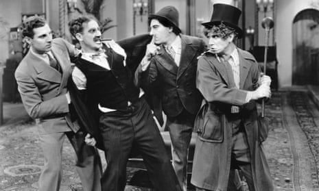 The Marx Brothers in the 1933 classic Duck Soup.