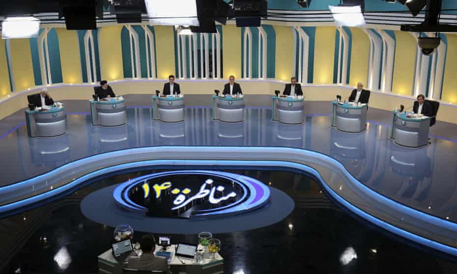 Iranian presidential candidates participate in the televised debate