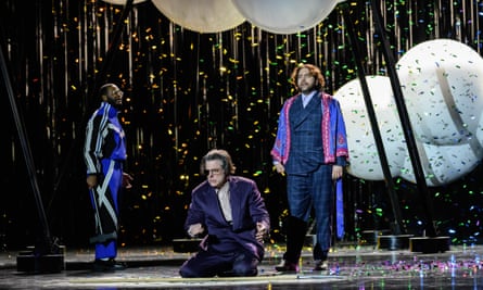 Production de l'English National Opera de The Rhinegold au London Coliseum, février 2023