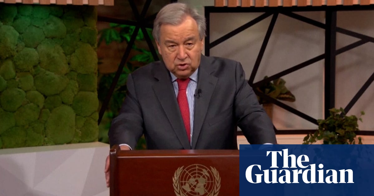 Humanity faces ‘collective suicide’ over climate crisis, warns UN chief – video