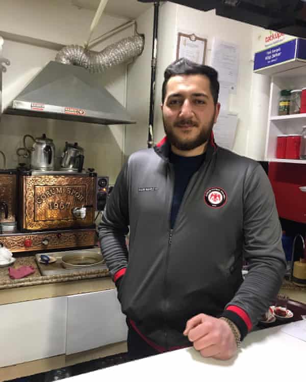 Hüseyin Nalcı, 38, co-owner of the Kırmızı Şimşekler (Red Lightning) teahouse in Çorum