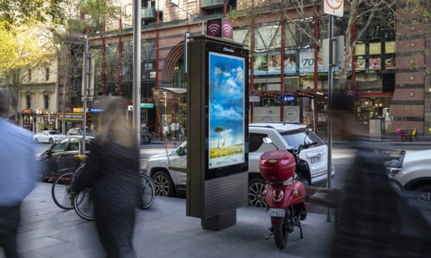 Telstra payphone in Melbourne. Councils have blocked the installation of the phone booths.