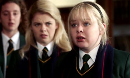 Nicola Coughlan in a scene from Derry Girls.