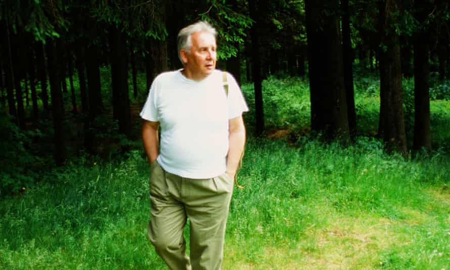 Henryk Górecki walking in the woods near Zakopane, Poland, in 1994