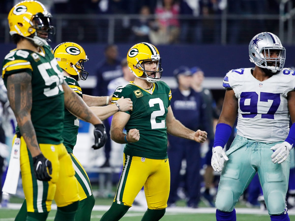 Green Bay Packers Beat Dallas Cowboys On Final Play In Nfl Playoff Thriller Nfl The Guardian