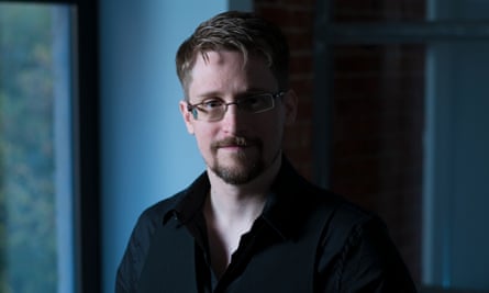 Edward Snowden in Moscow in 2019.