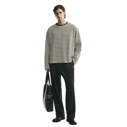 H&M Relaxed Fit Boxy long-sleeved T-shirt