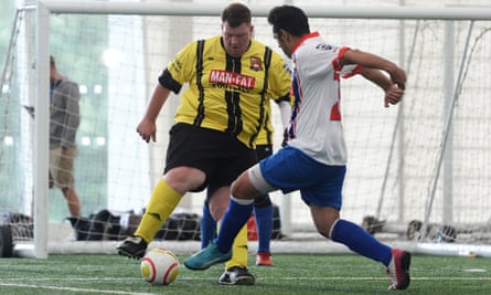 Man v Fat football summer tournament at St George’s Park, Burton upon Trent, in 2018