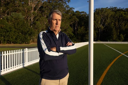 Daniel Bolger, a Lane Cove resident, standing by the oval.