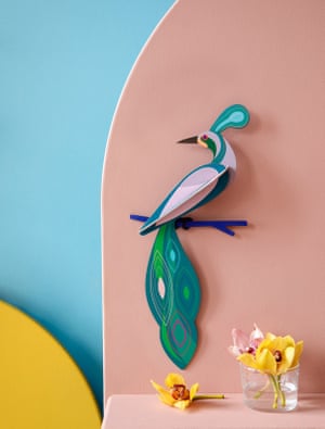 3D bird craft kit, made from recycled cardboard and printed with vegetable inks, £13.95, Quince &amp; Cook