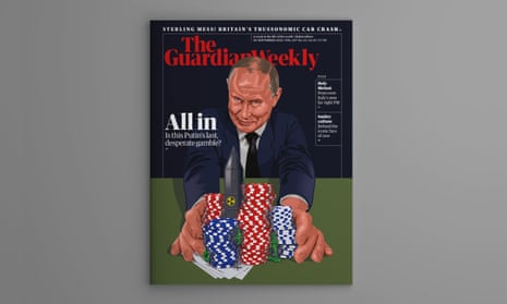 The cover of the 30 September edition of the Guardian Weekly.