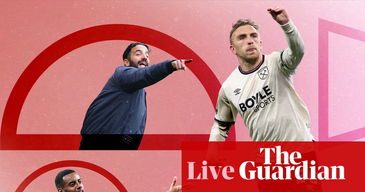 Amorim faces crunch clash, Premier League buildup and more matchday live