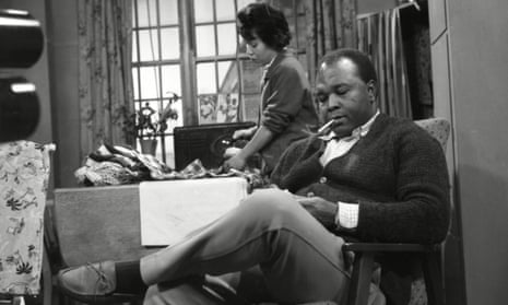 Thomas Baptiste as Johnny Alexander with Barbara Assoon as his wife in a 1963 episode of ITV’s Coronation Street.