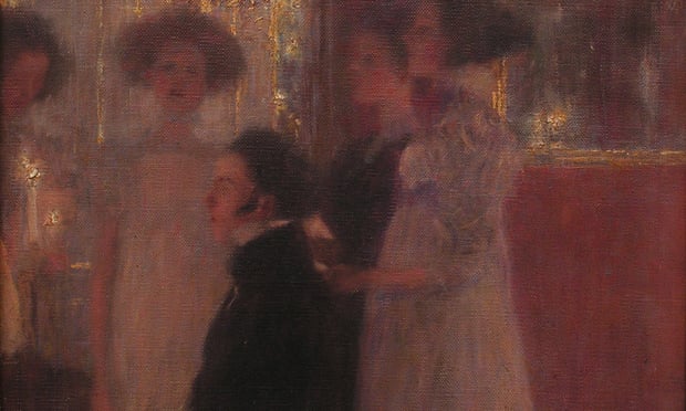 A detail from Schubert at the Piano by Gustav Klimt.