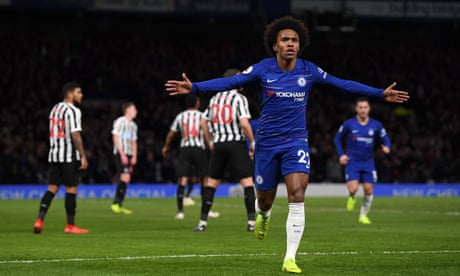 Willian winner gives Chelsea breathing space and leaves Newcastle in trouble