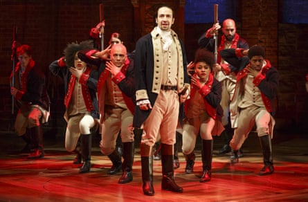 Hip-hop history man: playing the lead in a performance of Hamilton in New York