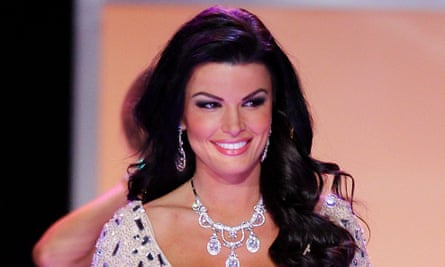 Sheena Monnin competing in the 2012 Miss USA competition.