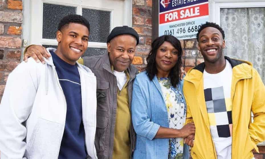 Moving in after six decades ... the Bailey family join Coronation Street. 