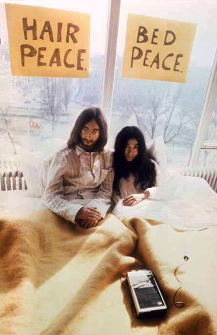 ‘Self-pitying’ … John Lennon with Yoko Ono in 1969.